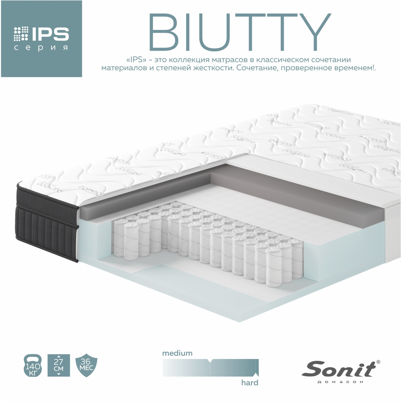 Матрас BEAUTY, 180х200